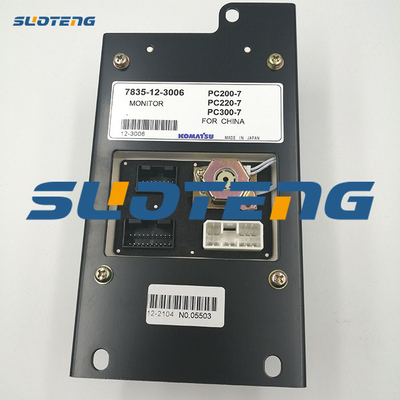 PC200-7 PC300-7 खुदाई 7835123006 के लिए 7835-12-3006 खुदाई प्रदर्शन पैनल