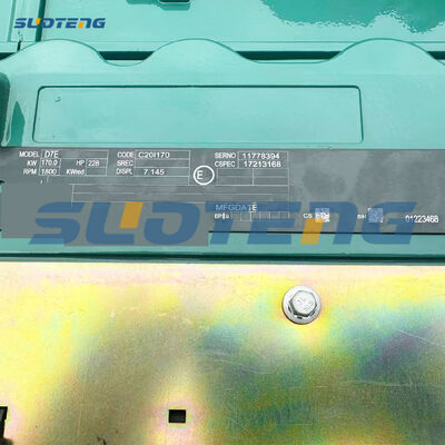 डी7ई डीजल इंजन इकट्ठा खुदाई मशीन के लिए EC210 EC290